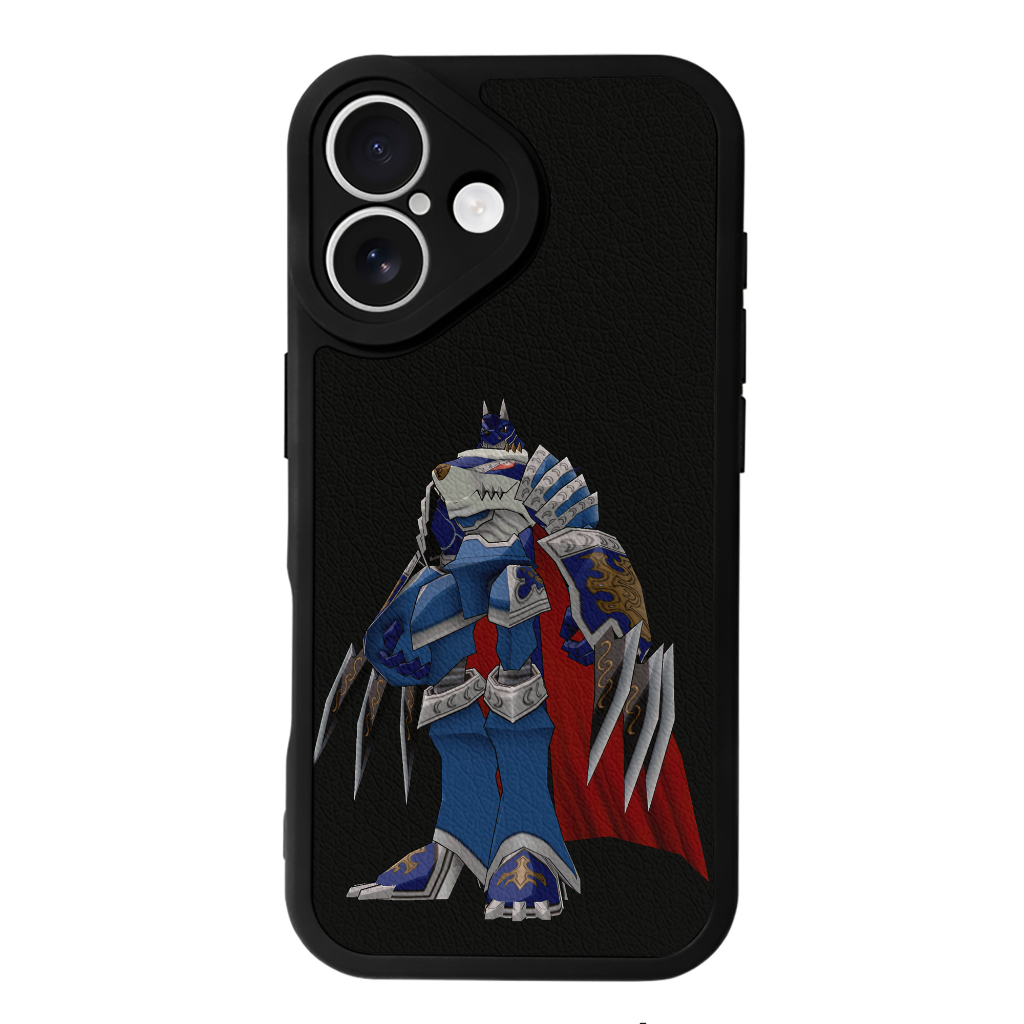 （画像用） Digimon デジタルモンスター/デジモン 【iPhone 16シリーズ対応】シリコンスマホケース（レザー調） 材質：シリコン